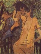 Otto Mueller Lovers Spain oil painting artist